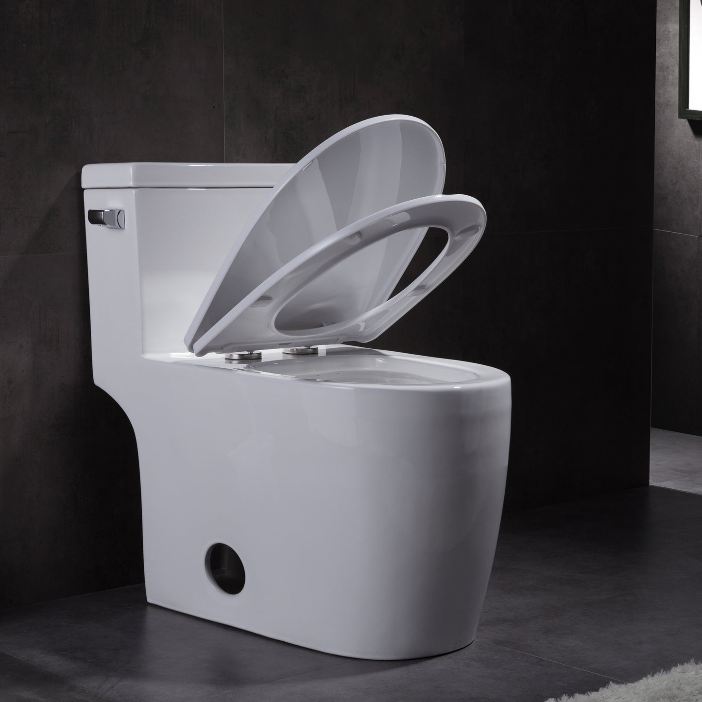 1.28 GPM (Water Efficient) One-Piece ADA Elongated Toilet, Soft Close Seat Included (cUPC Approved) - 28.7"x16.5"x28.7"