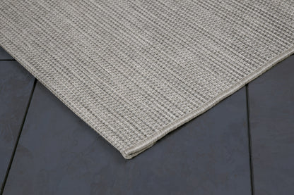 Sands Sand, Neutral Indoor / Outdoor Polypropylene Area Rug 5x8