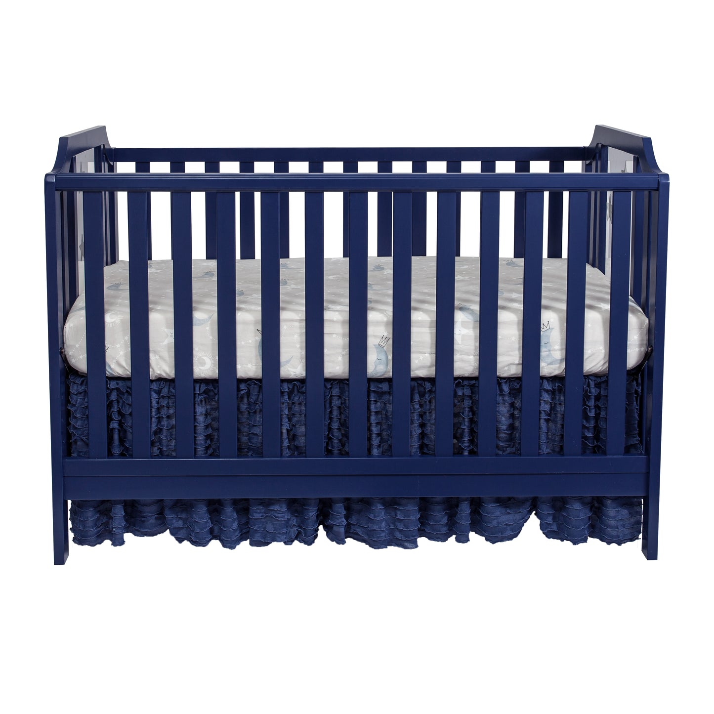 Celeste 3-in-1 Convertible Island Crib Navy Blue