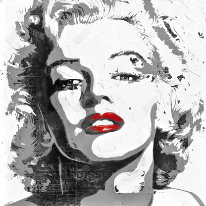 Marilyn monroe - 08x08 Print on canvas