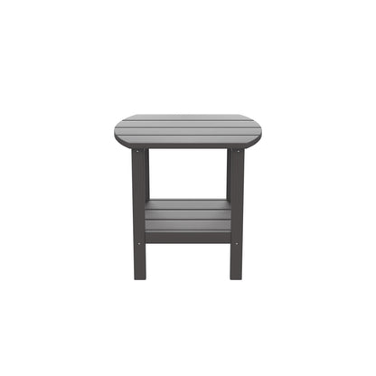 HDPE side table,adirondack table,porch table, patio table for outdoor and pool Gray