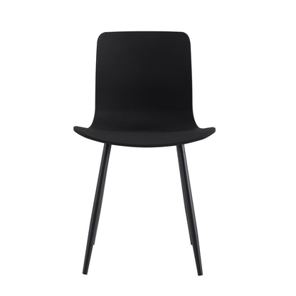 D&N Dining Chair, PP-608-ZX-HEI04, Set of 4, Black