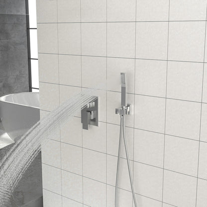 12" Rain Shower Head Systems , Chrome,Ceiling Mounted shower