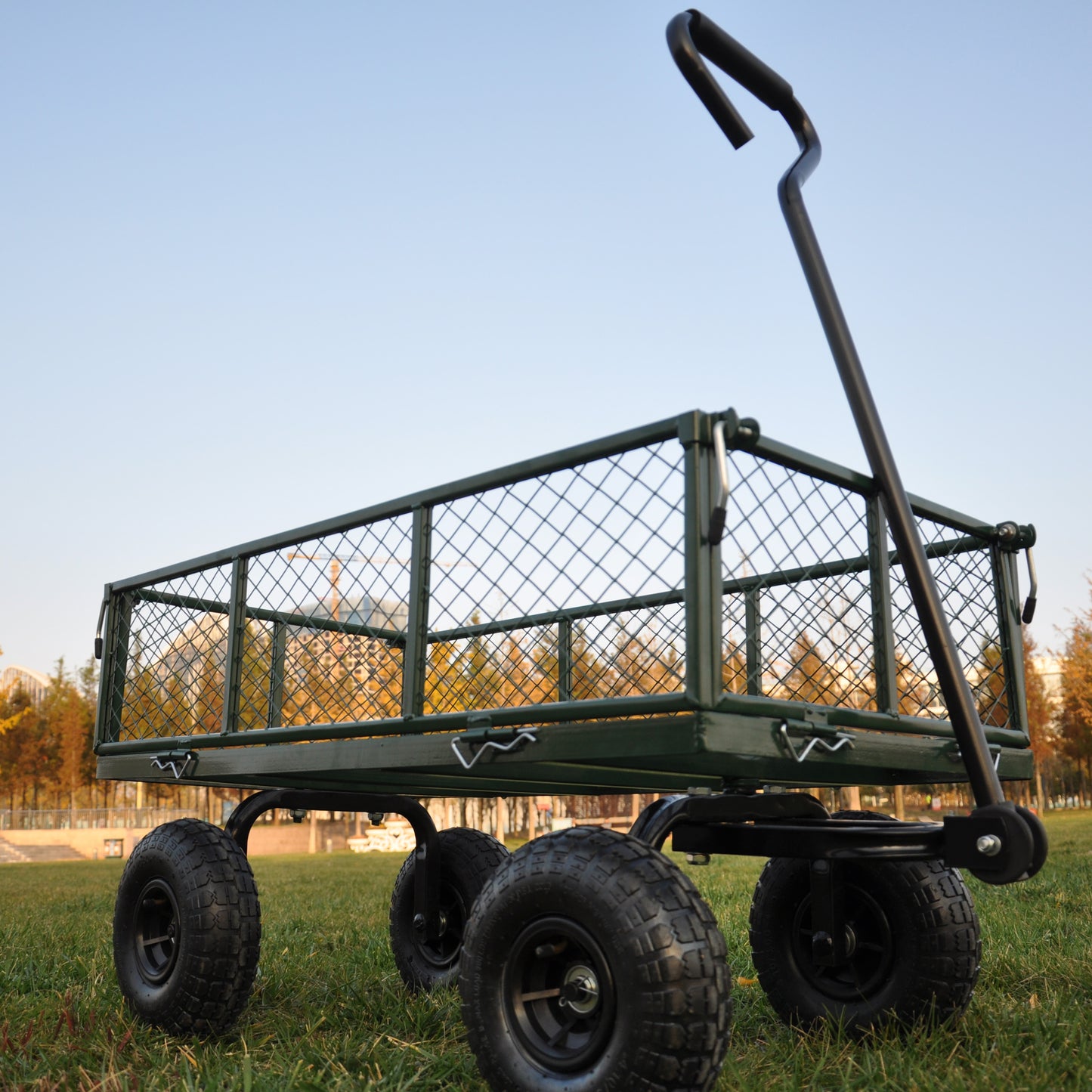 Wagon Cart Garden cart trucks make it easier to transport firewood