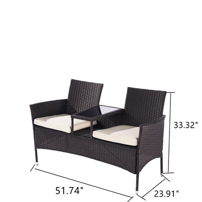 Outdoor Rattan Furniture Sofa And Table Set