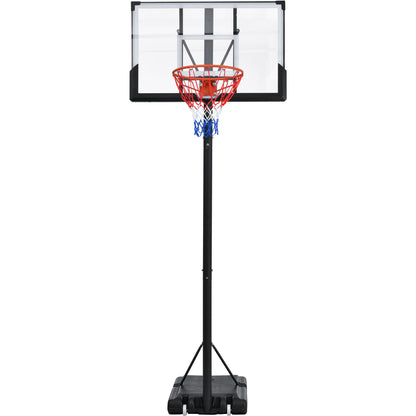 Portable Basketball Hoop Basketball System 4.76-10ft Height Adjustment for Youth Adults LED Basketball Hoop Lights, Colorful lights, Waterproof，Super Bright to Play at Night Outdoors,Good Gift for Kid