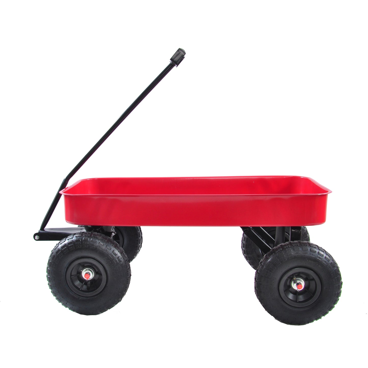 Outdoor Wagon All Terrain Pulling  Air Tires Children Kid Garden