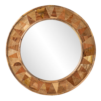 Edensor Round Decorative Mirror