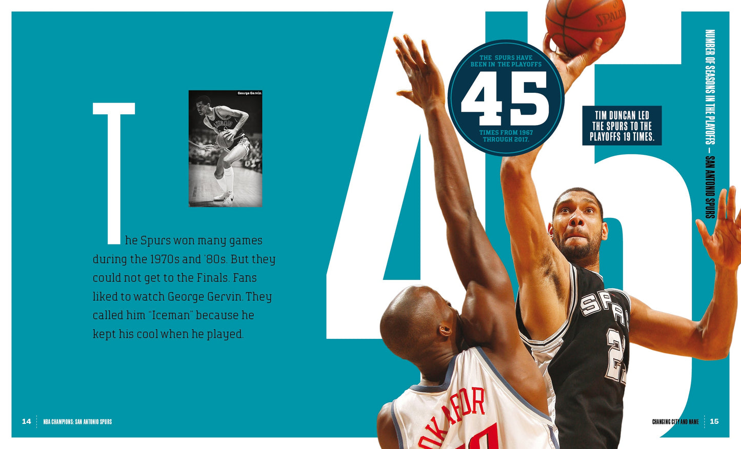 NBA Champions: San Antonio Spurs by The Creative Company Shop