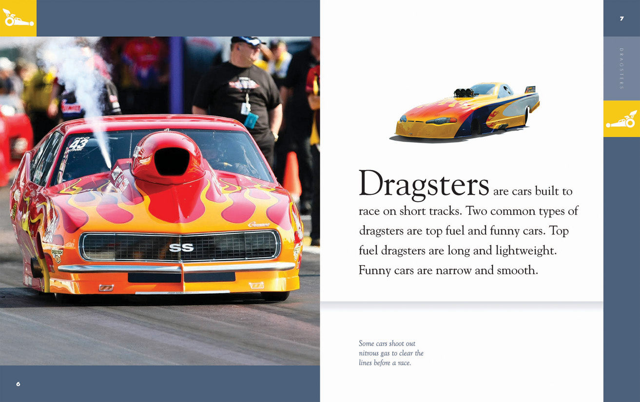 Amazing Racing Cars: Dragsters by The Creative Company Shop