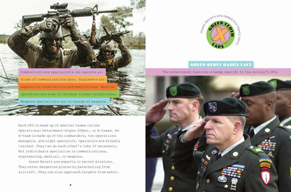 X-Books: Special Forces: Green Berets by The Creative Company Shop