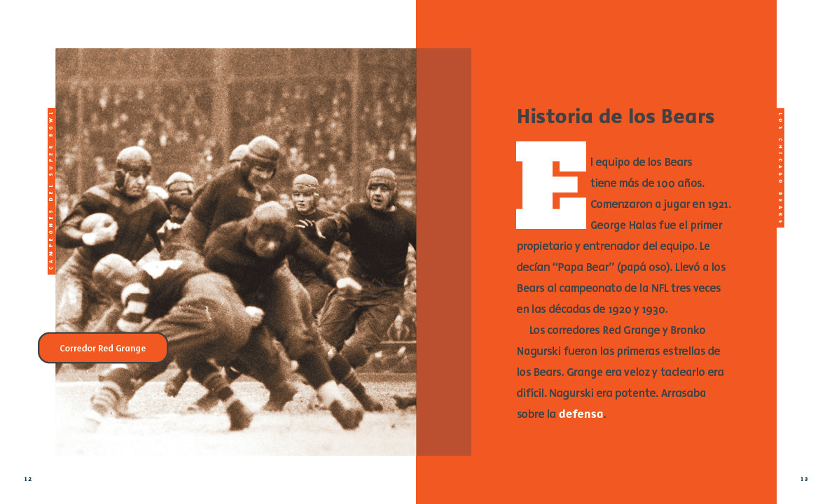 Creative Sports: Campeones del Super Bowl: Los Chicago Bears (2023) by The Creative Company Shop