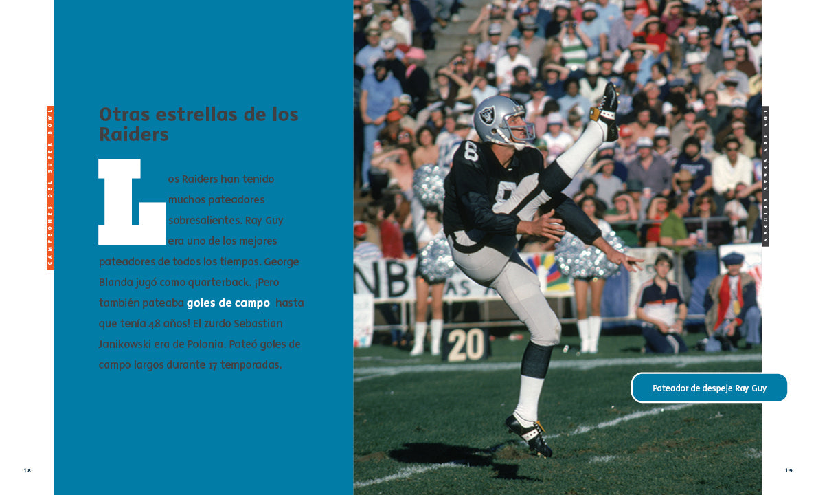 Creative Sports: Campeones del Super Bowl: Los Las Vegas Raiders (2023) by The Creative Company Shop