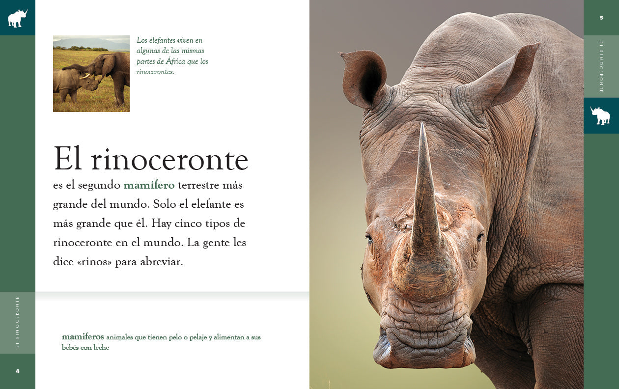 Planeta animal - New Edition: El rinoceronte by The Creative Company Shop