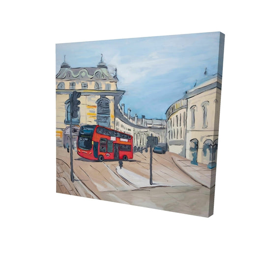 Piccadilly circus of london - 12x12 Print on canvas