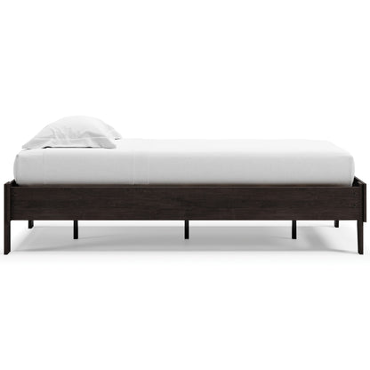 Ashley Piperton Black Contemporary Twin Platform Bed EB5514-111