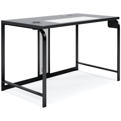 Ashley Lynxtyn 48" Black Contemporary Home Office Desk H400-110