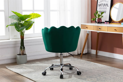 COOLMORE   Swivel Shell Chair for Living Room/Bed Room, Modern Leisure office Chair  Green