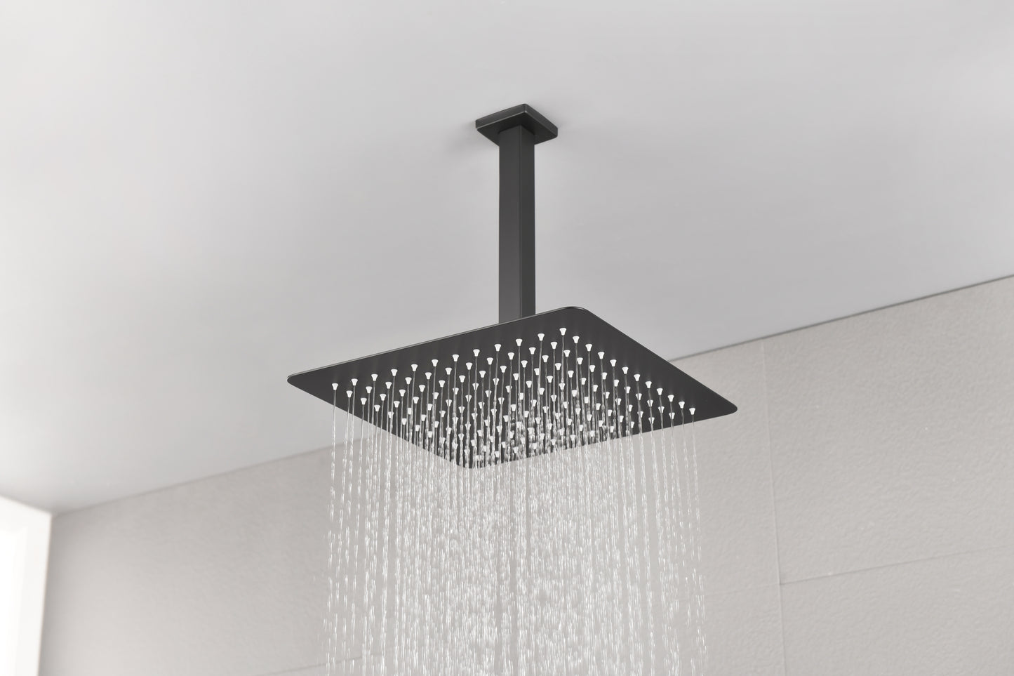 Rain Shower Head  High Pressure Rainfall Showerhead Water Saving