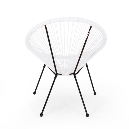 Sale Furniture Alexis Outdoor Woven Chair White+Black (Set of 2)