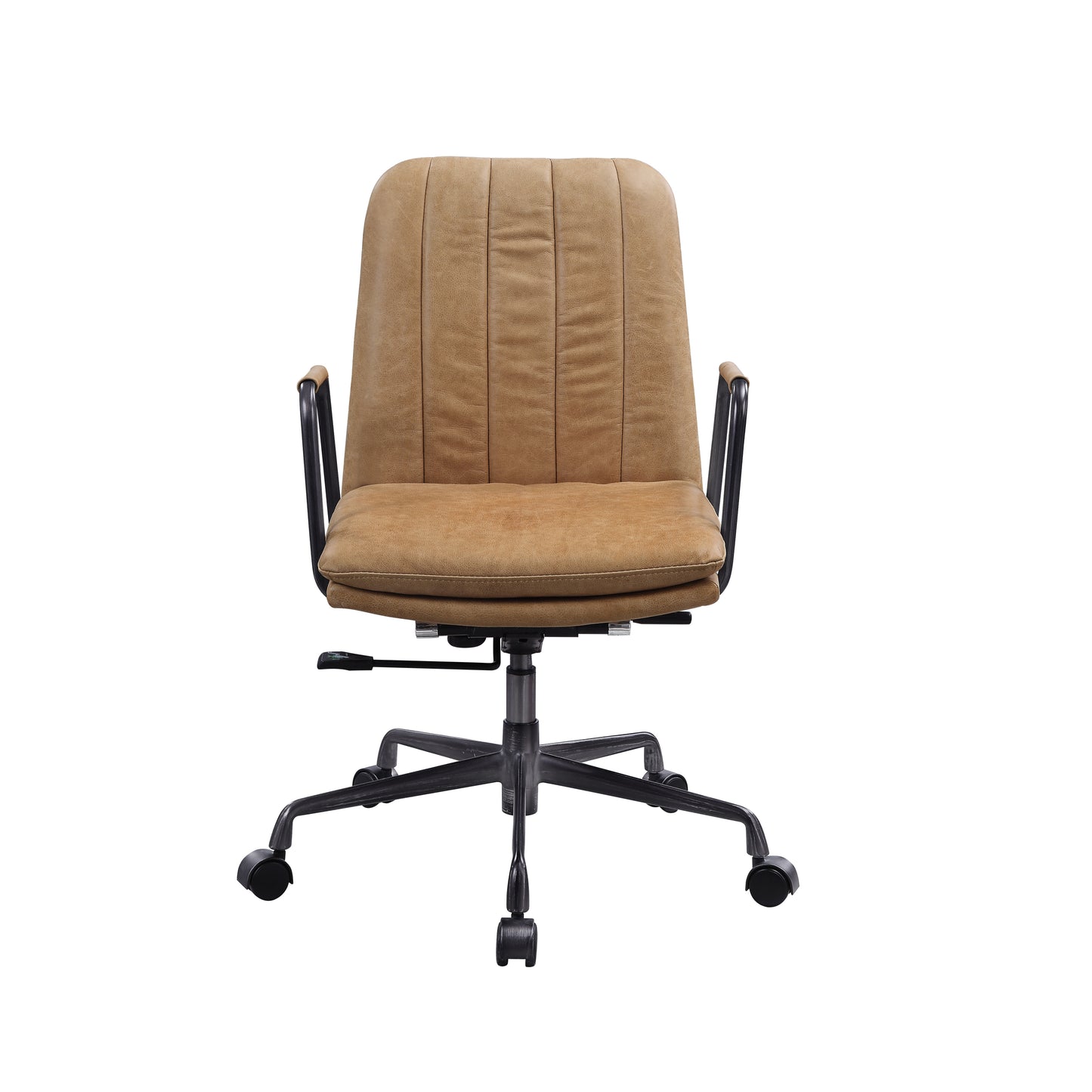 ACME Eclarn Office Chair in Rum Top Grain Leather 93174