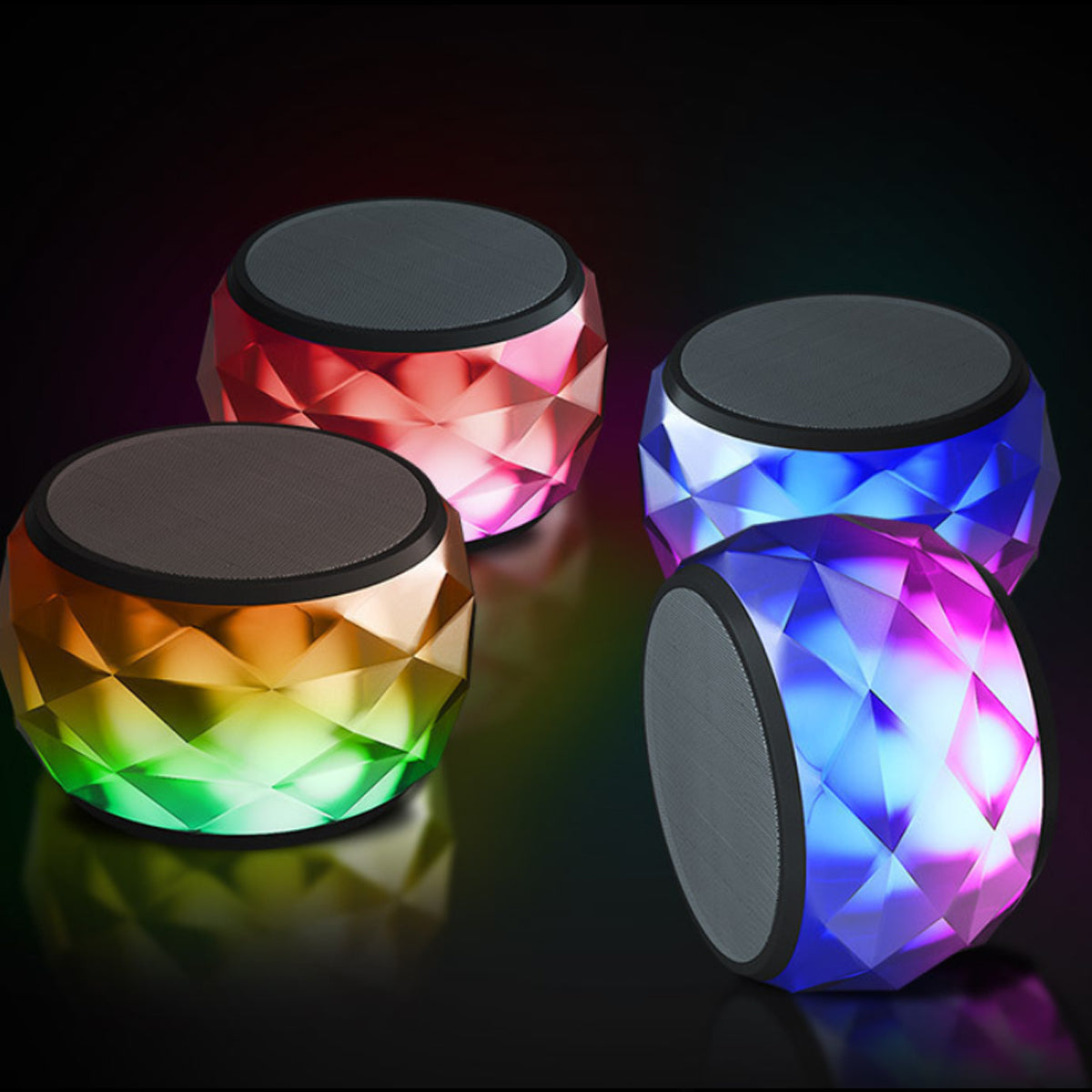 Candylight LED Stereo Bluetooth Mini Speaker And MP4 Player by VistaShops