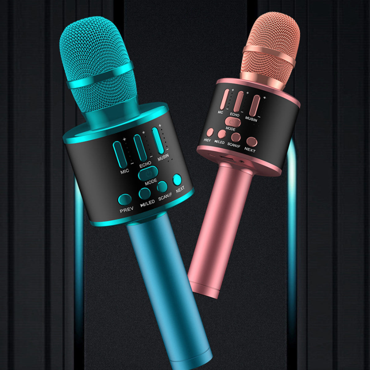 Karaoke Party Microphone With Bluetooth by VistaShops