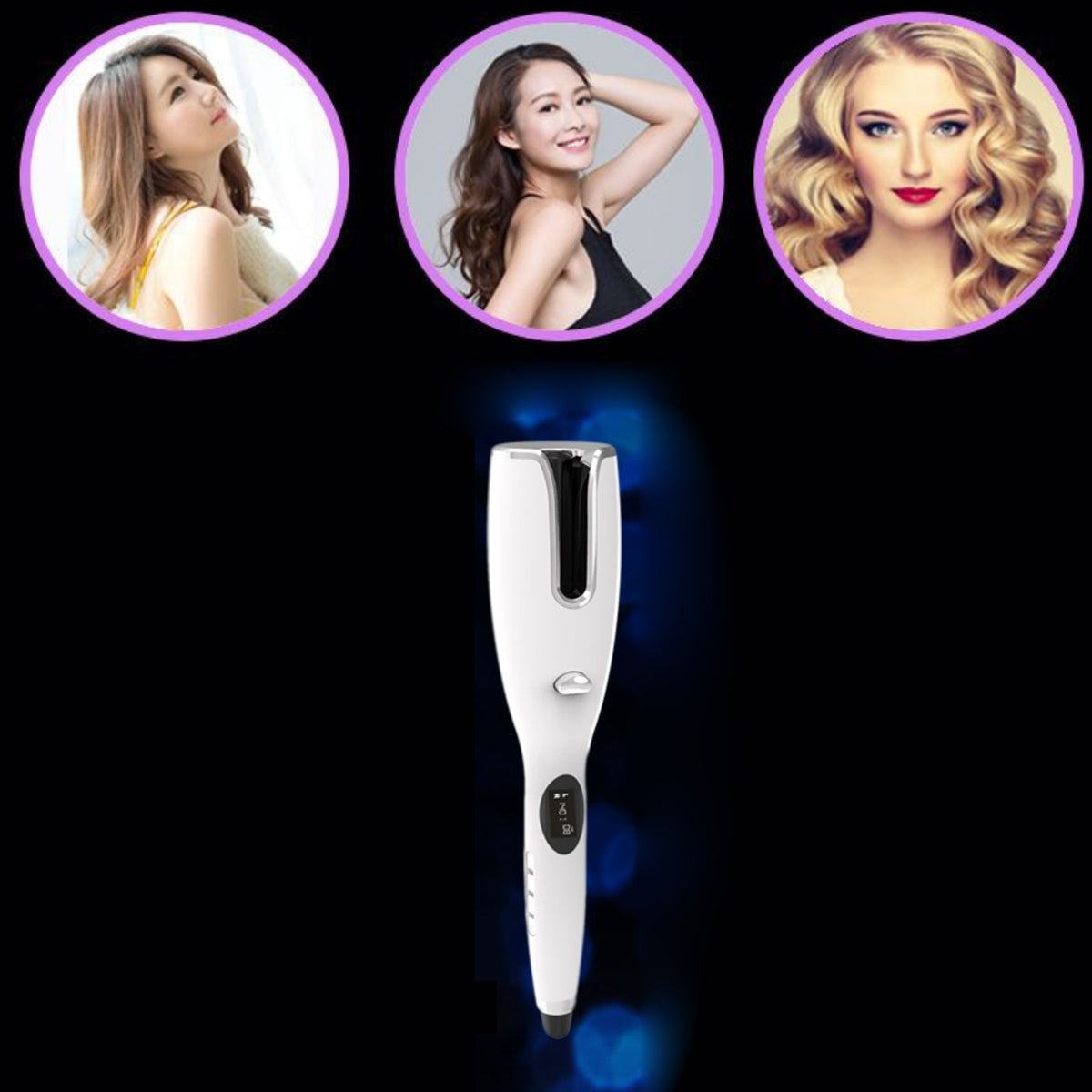 Go Curly USB Charged Automatic Hair Curler by VistaShops