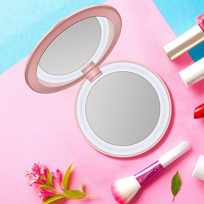 Compact Mirror With Portable Phone Charger by VistaShops