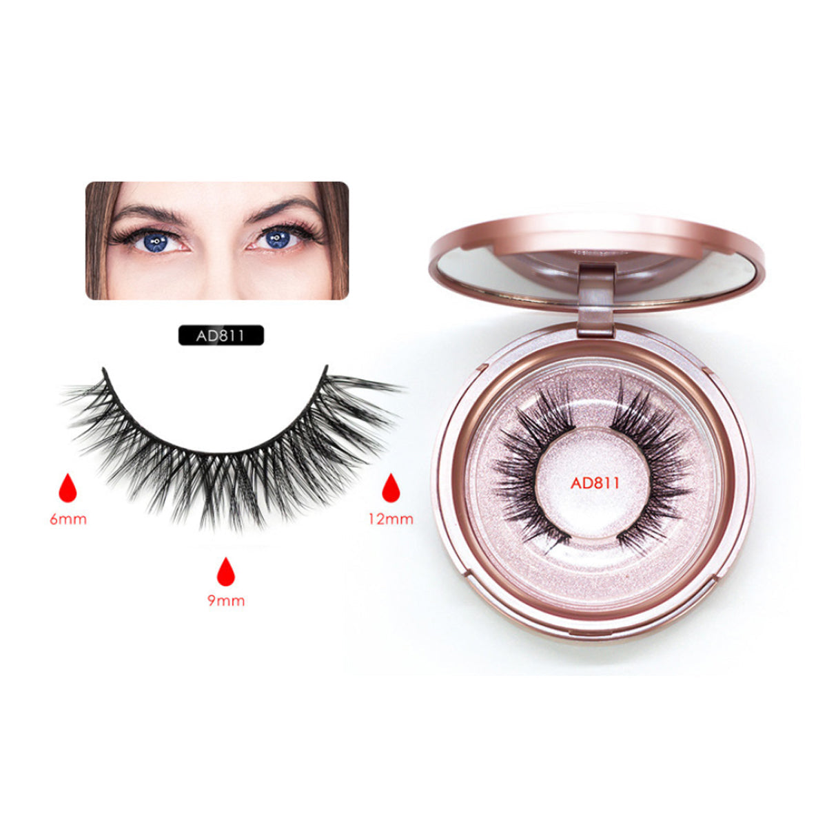 Sweet Eyes Magnetic Eyeliner And Eyelashes Kit by VistaShops