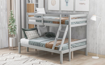 Twin over full bunk bed (Gray) ( old sku: WF193722AAE )