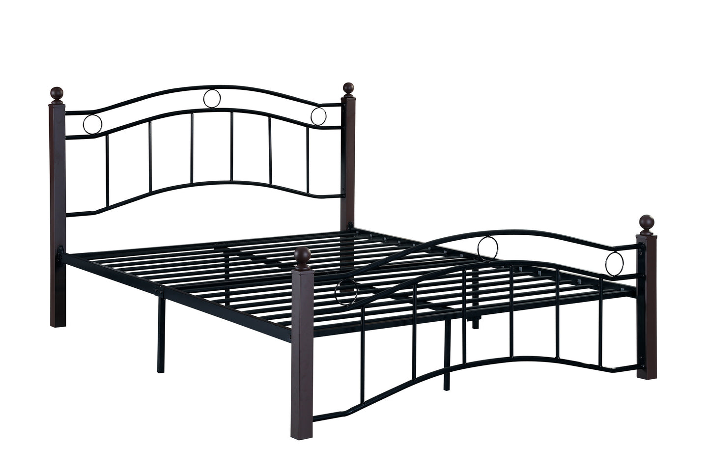 Full Size Metal Bed Frame with Headboard and Footboard