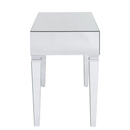 Darien Mirrored Desk - Glam - Silver