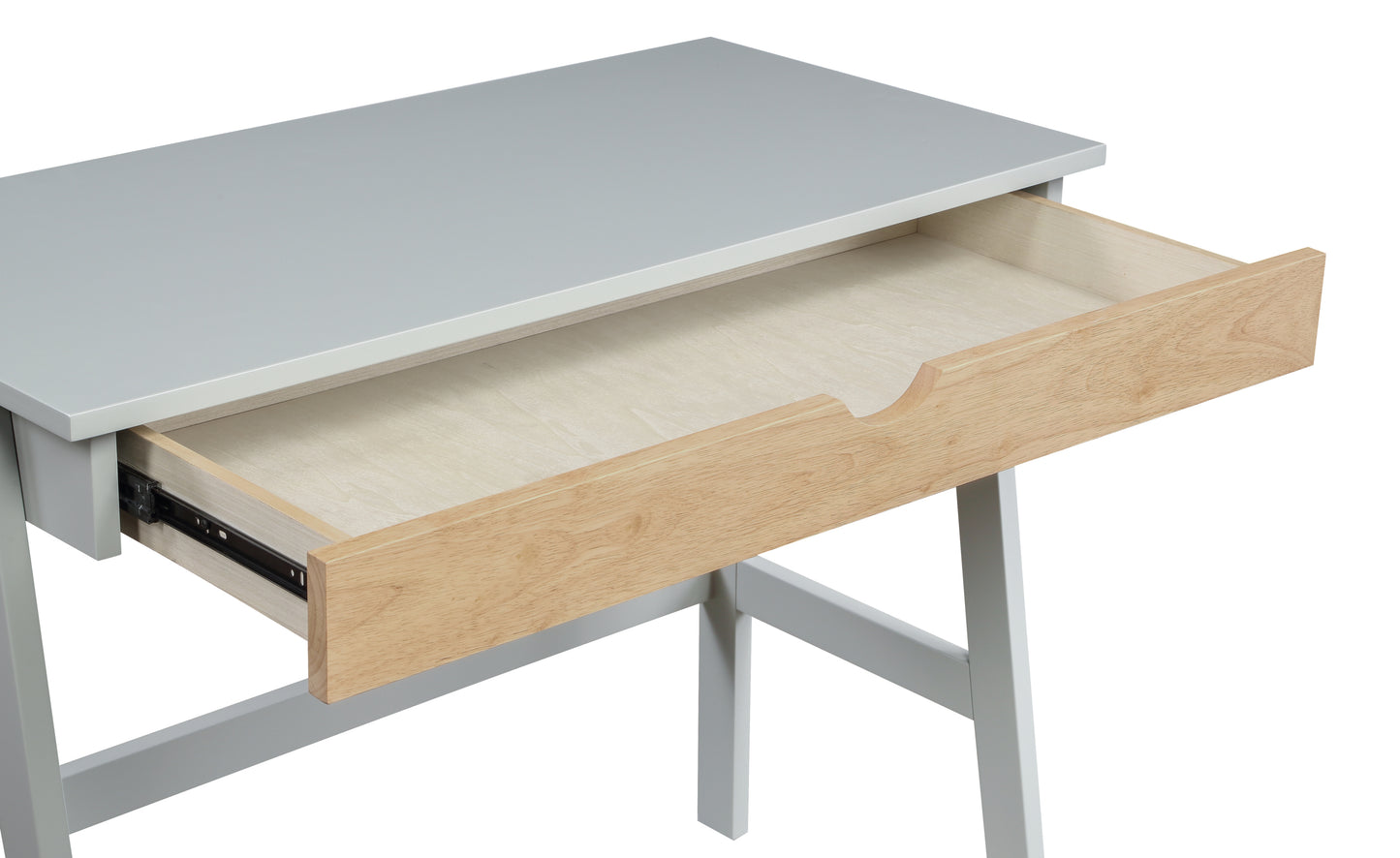 Hilton Desk In Gray/Natural