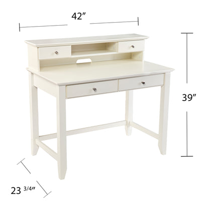 Barberry Secretary Desk w/ Storage