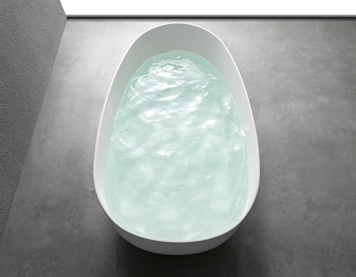 1800mm solid surface stone soaking tub Bathroom freestanding bathtub for adult