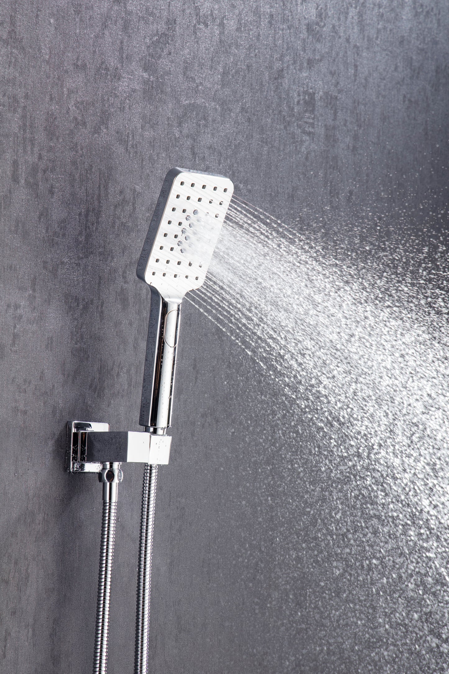 Shower Faucet Set Shower System with 12 Inch Rain Shower Head and Handheld, Bathroom Shower Combo Set Wall Mounted System Rough-in Valve Body and Trim Included.