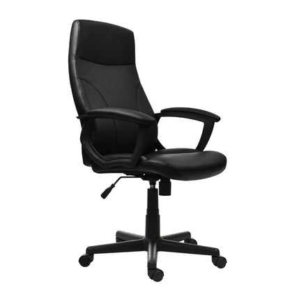 Techni Mobili Medium Back Executive Office Chair, Black