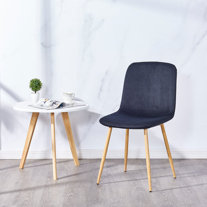 Dining Chair 4PCS（BLACK），Modern style，New technology，Suitable for restaurants, cafes, taverns, offices, living rooms, reception rooms.Simple structure, easy installation.