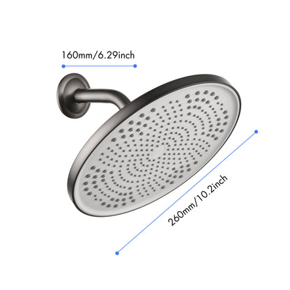 Shower Head - High Pressure Rain - Luxury Modern Look - No Hassle Tool-less 1-Min Installation - The Perfect Adjustable Replacement For Your Bathroom Shower Heads