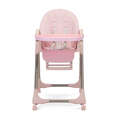 Multipurpose Adjustable Highchair for Baby Toddler Dinning Table with Feeding Tray and 3-Point Safety Buckle