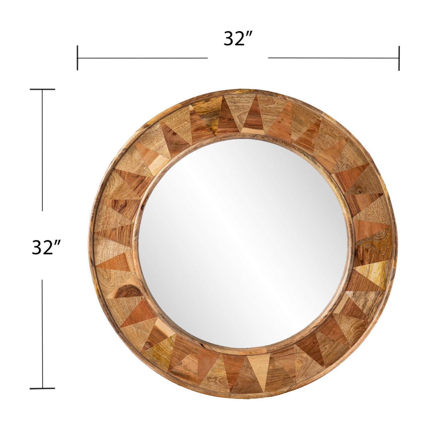 Edensor Round Decorative Mirror