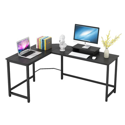 L-shaped Computer Desk, Black