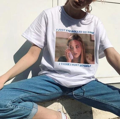 "I Just Eye Rolled So Hard I think I Hurt Myself" Tee by White Market