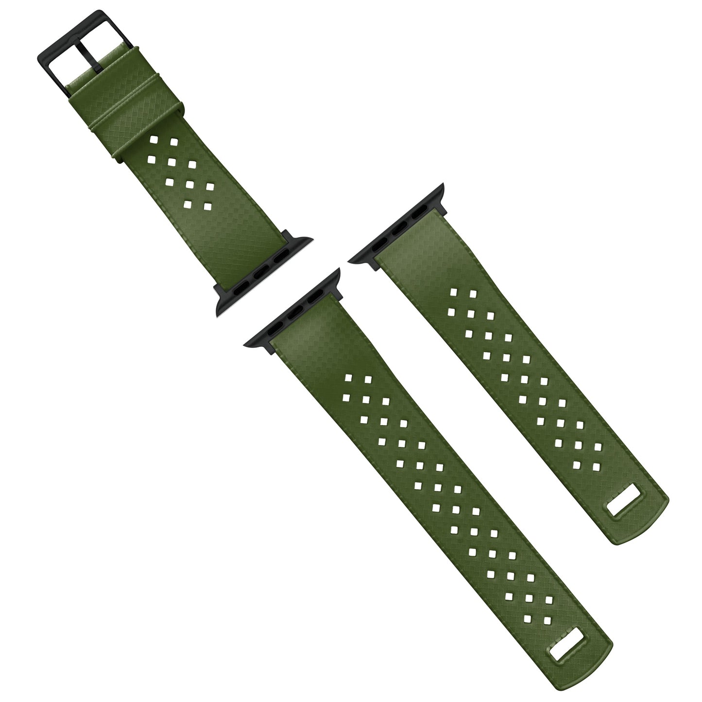 Apple Watch | Tropical-Style 2.0 | Army Green by Barton Watch Bands