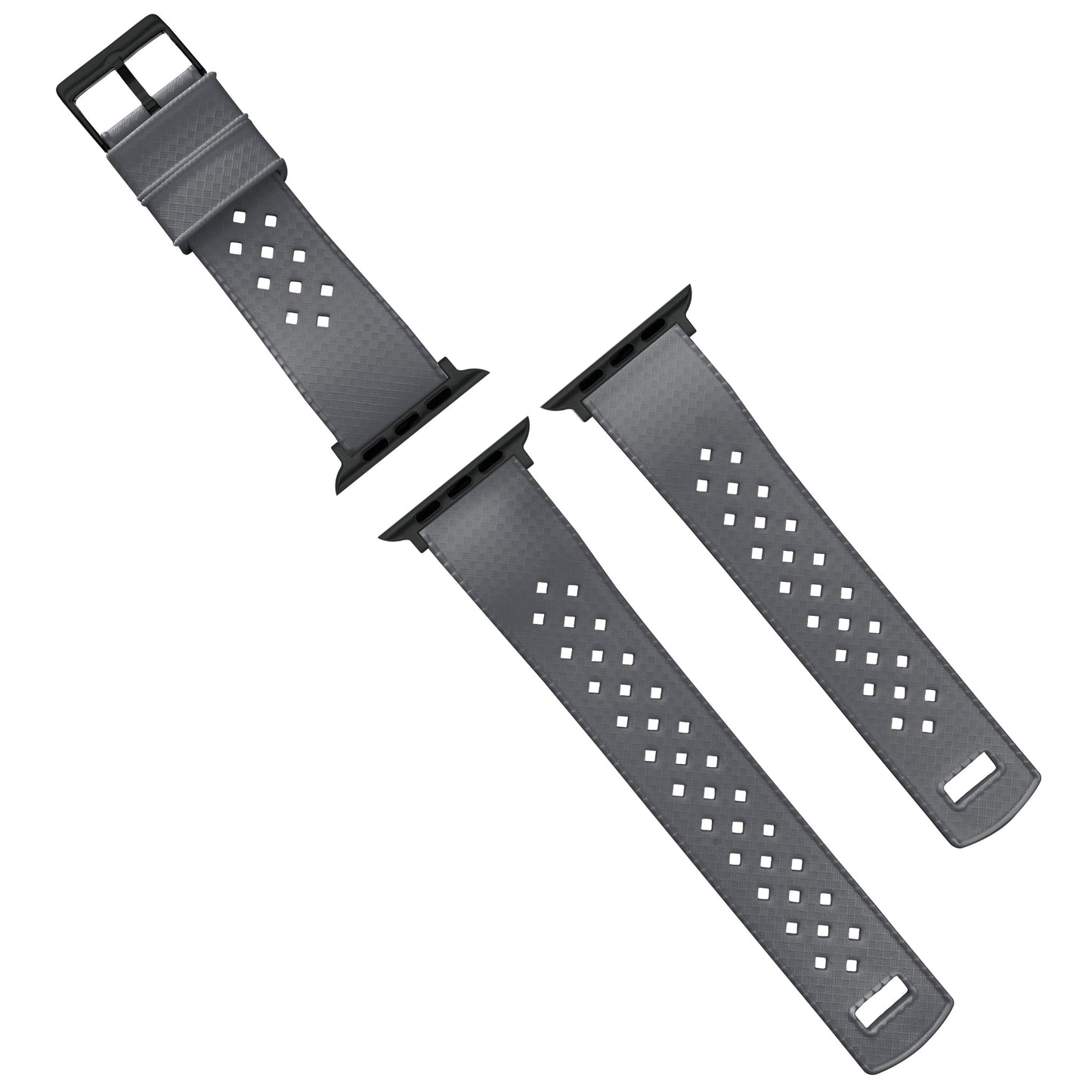 Apple Watch | Tropical-Style 2.0 | Smoke Grey by Barton Watch Bands