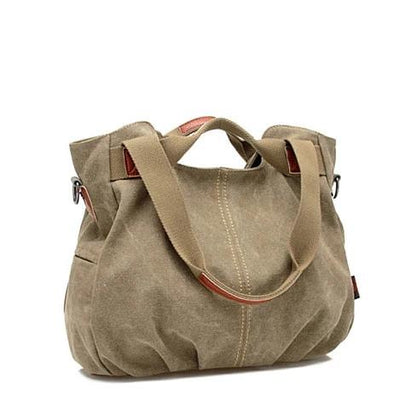 ARM CANDY Handy Natural Canvas Handbag by VistaShops