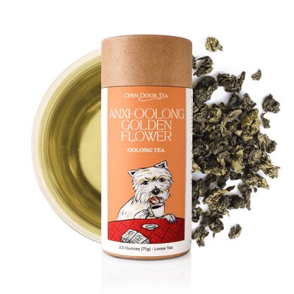 Anxi Oolong Golden Flower by Open Door Tea