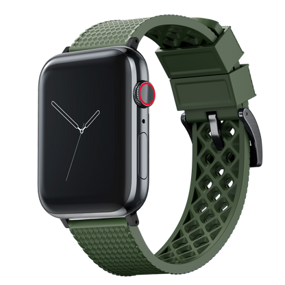 Apple Watch | Tropical-Style 2.0 | Army Green by Barton Watch Bands