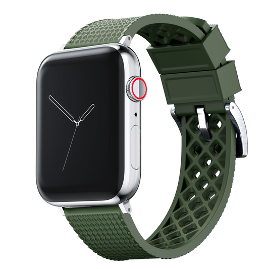 Apple Watch | Tropical-Style 2.0 | Army Green by Barton Watch Bands